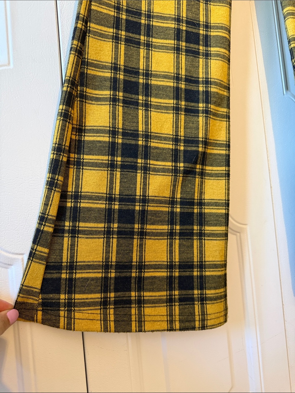 Forever 21 Yellow and Black Plaid Pants - Picture 5 of 6